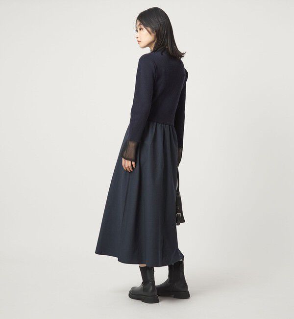 UNITED ARROWS green label relaxing「ポロニット ドッキング ワンピース」|ワンピース|