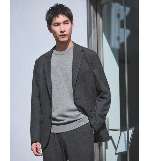 UNITED ARROWS green label relaxing「TRA シャーク ナロー ジャケット 」|テーラードジャケット|DK.GRAY