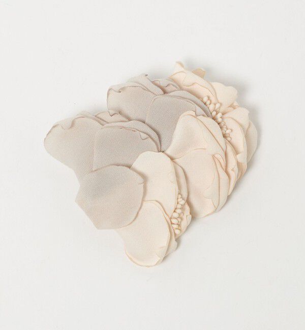 UNITED ARROWS green label relaxing「フラワー ミックスコサージュ」|ブローチ・コサージュ|BEIGE