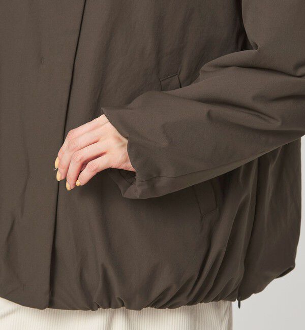 UNITED ARROWS green label relaxing「［size SHORTあり］パフィー ノーカラー ブルゾン 2 撥水 ウォッシャブル」|ブルゾン・スタジャン|