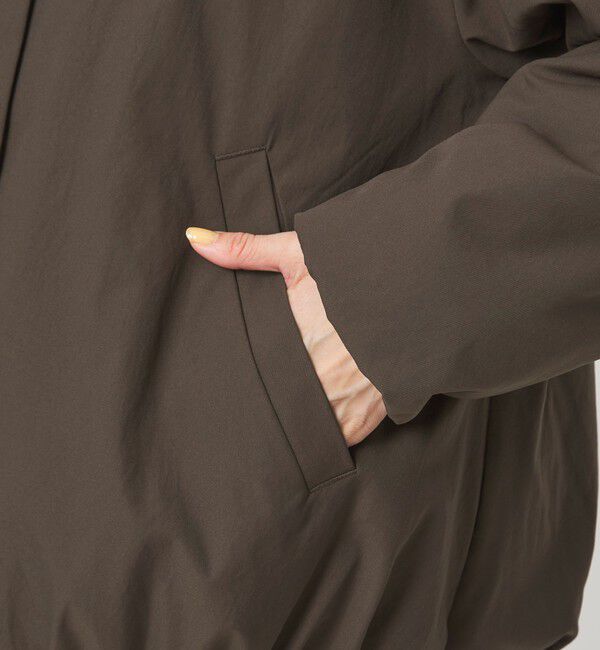 UNITED ARROWS green label relaxing「［size SHORTあり］パフィー ノーカラー ブルゾン 2 撥水 ウォッシャブル」|ブルゾン・スタジャン|