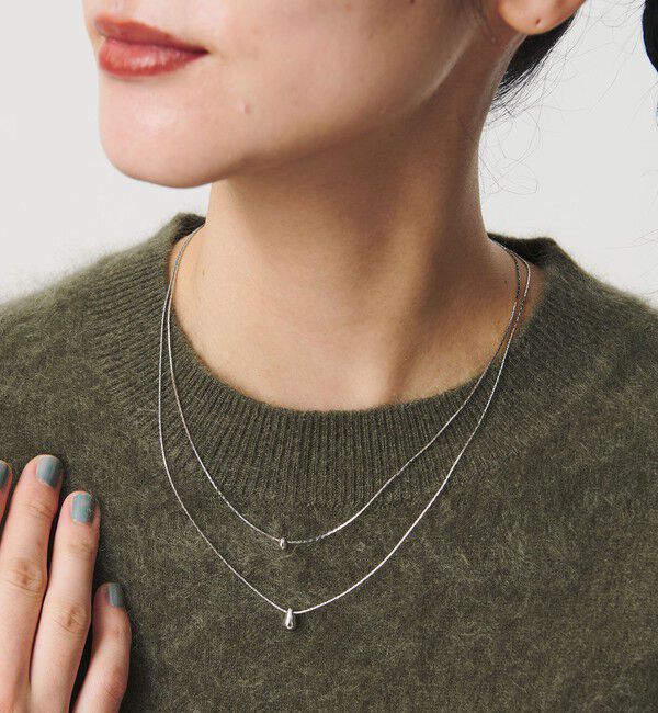 BEAUTY&YOUTH UNITED ARROWS「メタルトップ ネックレス -3WAY-」|ネックレス|SILVER