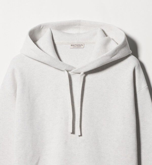 BEAUTY&YOUTH UNITED ARROWS「ミラノリブ ニット スウェットパーカー」|ニット・セーター|