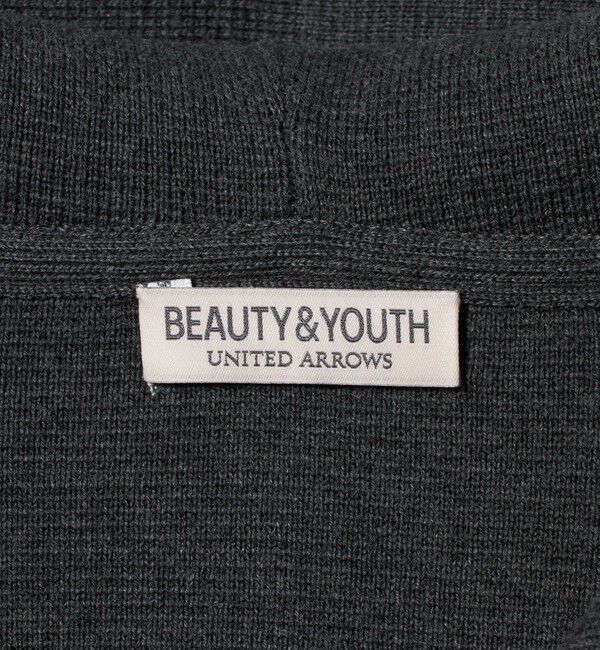 BEAUTY&YOUTH UNITED ARROWS「ミラノリブ ニット スウェットパーカー」|ニット・セーター|