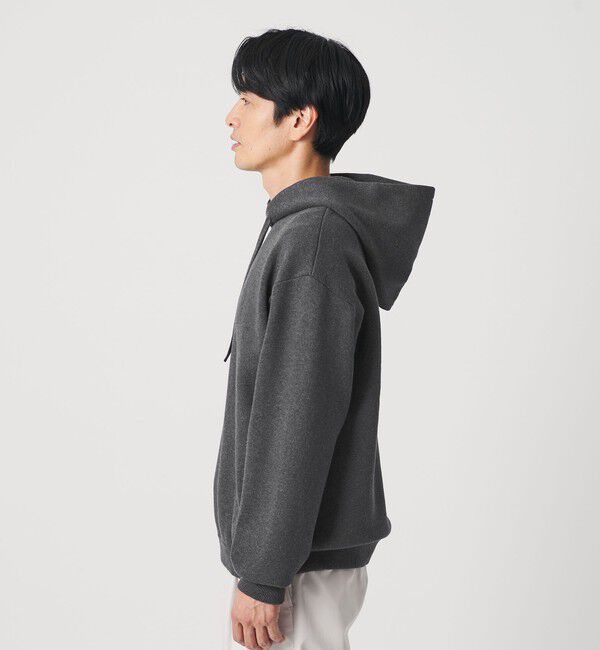 BEAUTY&YOUTH UNITED ARROWS「ミラノリブ ニット スウェットパーカー」|ニット・セーター|