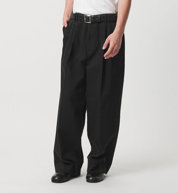 MONKEY TIME「エイジレス デニム 2P ワイド ストレート パンツ」|チノ|