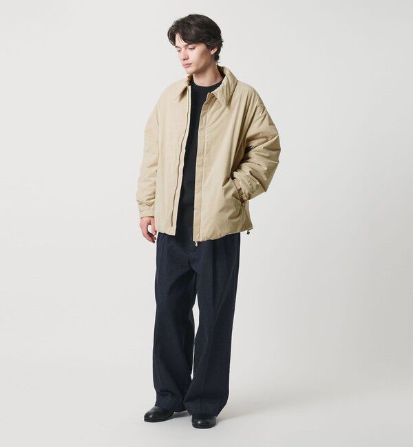 MONKEY TIME「エイジレス デニム 2P ワイド ストレート パンツ」|チノ|