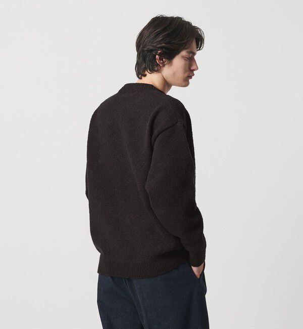 MONKEY TIME「ウール ナイロン ループヤーン クルーネック」|ニット・セーター|