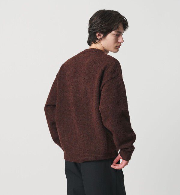 MONKEY TIME「ウール ナイロン ループヤーン クルーネック」|ニット・セーター|