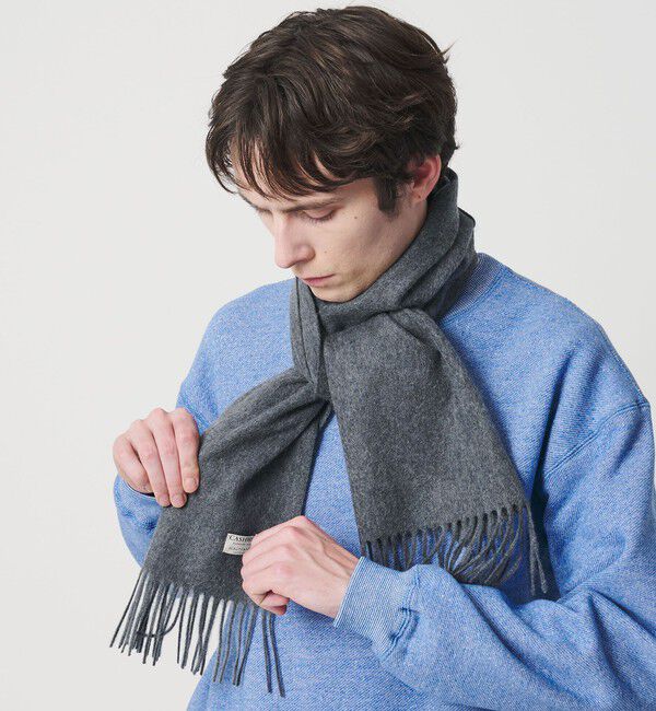 BEAUTY&YOUTH UNITED ARROWS「カシミヤ ソリッド マフラー」|マフラー|MD.GRAY