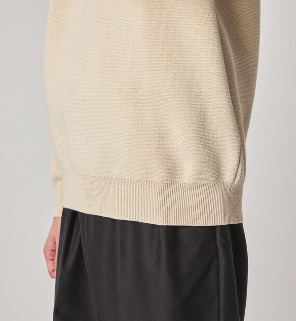 STEVEN ALAN「＜Steven Alan＞ T/C ミラノリブ ポロカラー ニット」|ニット・セーター|