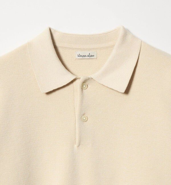 STEVEN ALAN「＜Steven Alan＞ T/C ミラノリブ ポロカラー ニット」|ニット・セーター|