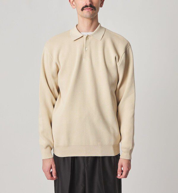 STEVEN ALAN「＜Steven Alan＞ T/C ミラノリブ ポロカラー ニット」|ニット・セーター|