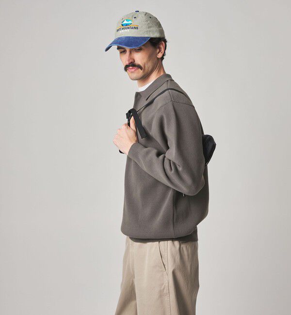 STEVEN ALAN「＜Steven Alan＞ T/C ミラノリブ ポロカラー ニット」|ニット・セーター|