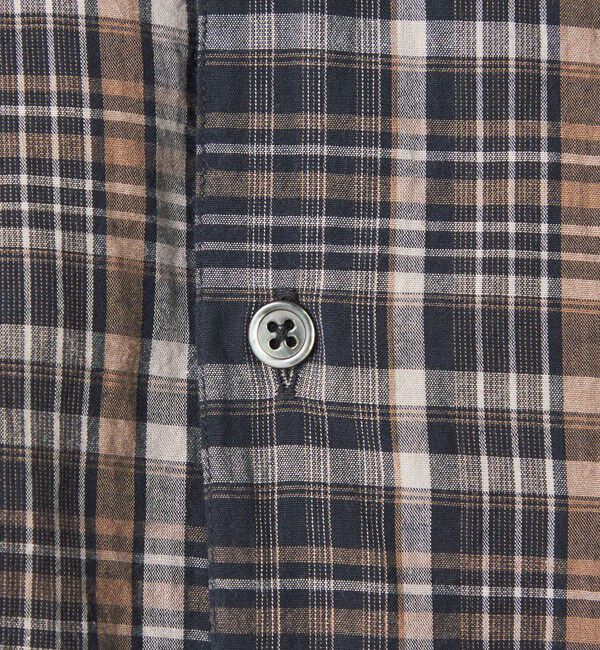 STEVEN ALAN「＜Steven Alan＞ マドラスチェック シングルニードル シャツ LOOSE」|シャツ・ブラウス|