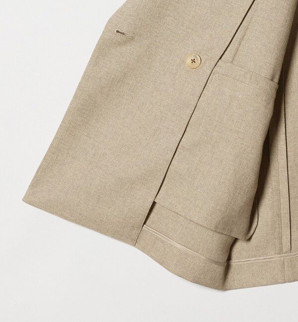 BEAUTY&YOUTH UNITED ARROWS「リネンライク ダブルジャケット」|テーラードジャケット|