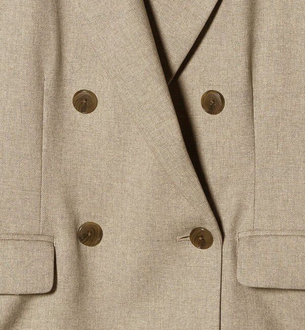 BEAUTY&YOUTH UNITED ARROWS「リネンライク ダブルジャケット」|テーラードジャケット|