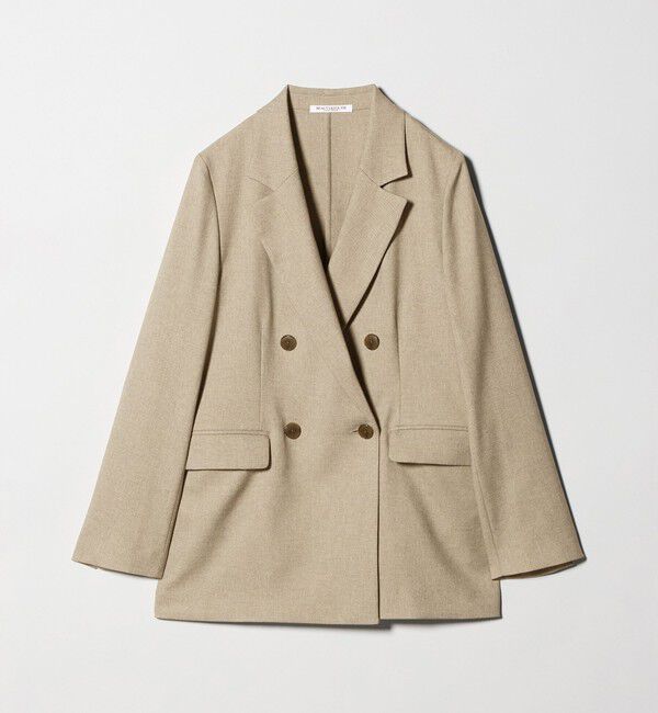BEAUTY&YOUTH UNITED ARROWS「リネンライク ダブルジャケット」|テーラードジャケット|