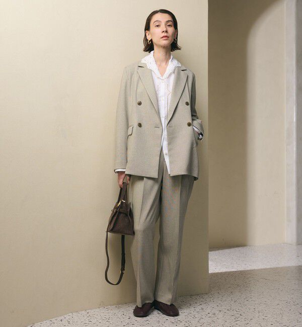 BEAUTY&YOUTH UNITED ARROWS「リネンライク ワイドストレートパンツ ウォッシャブル」|その他|BEIGE