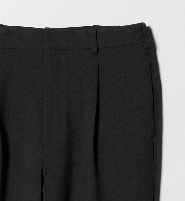 BEAUTY&YOUTH UNITED ARROWS「メランジ ダブルクロス 1プリーツ アジャスト パンツ NO.7」|チノ|