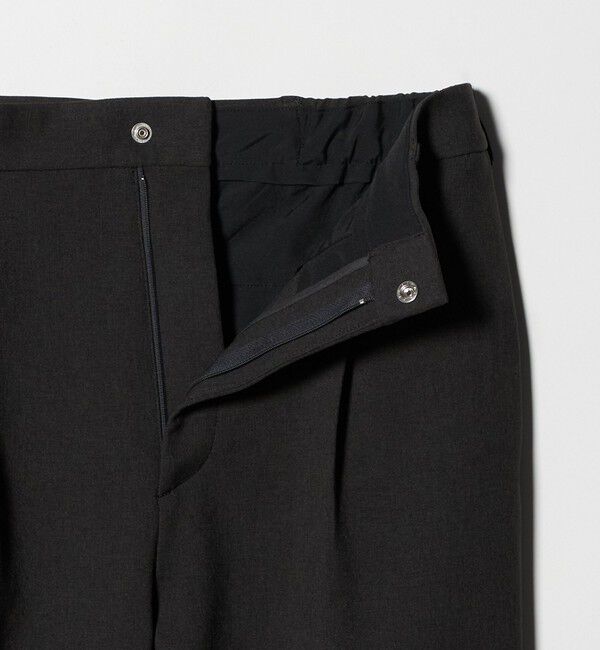 BEAUTY&YOUTH UNITED ARROWS「メランジ ダブルクロス 1プリーツ アジャスト パンツ NO.7」|チノ|