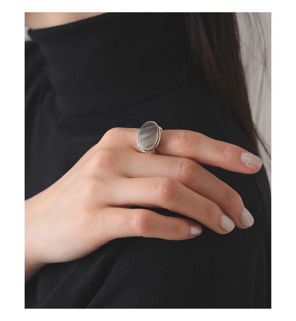 Demi-Luxe BEAMS 「PLOW / ブラックシェル リング」|その他|