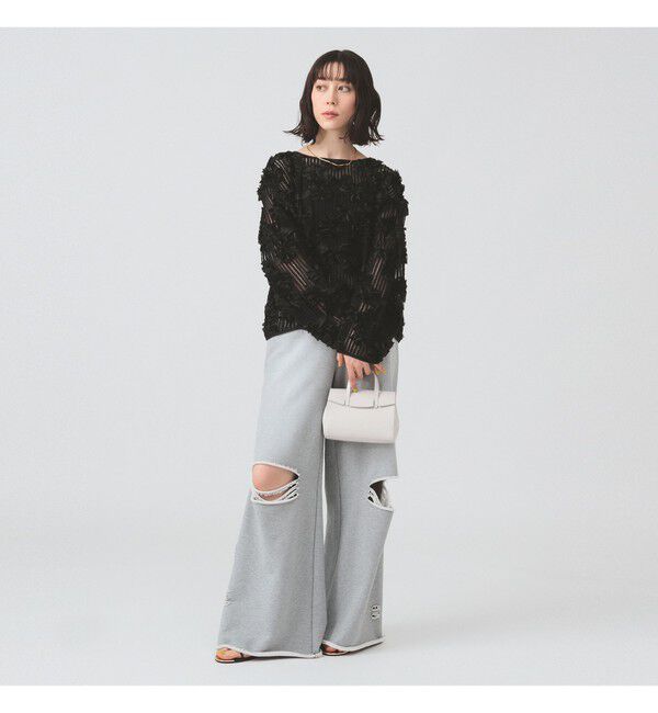 Ray BEAMS 「ダメージ スウェット パンツ」|その他|