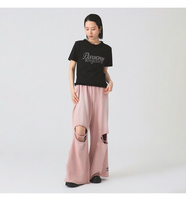 Ray BEAMS 「ダメージ スウェット パンツ」|その他|