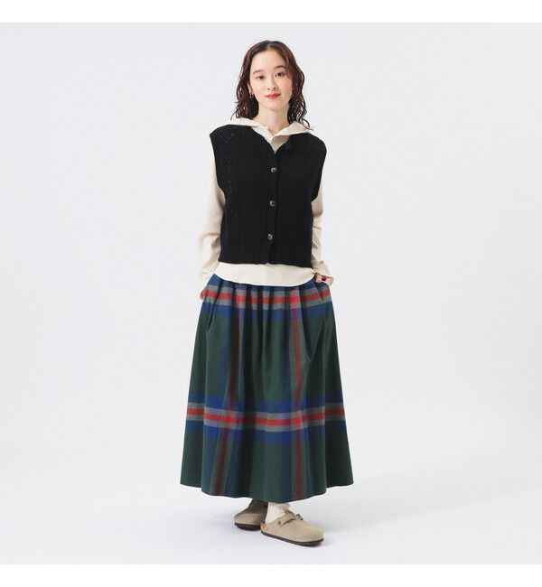 BEAMSBOY「ビッグ タータン スカート」|スカート|