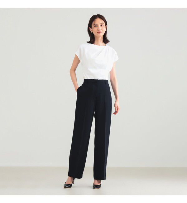 Demi-Luxe BEAMS 「ソフト ストレート パンツ＊」|チノ|