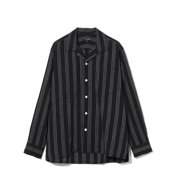 BEAMS PLUS「MOJITO / ABSHINTH SHIRT Bar.2.0 Mole Stripe」|シャツ・ブラウス|blk