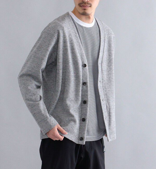 SHIPS「SHIPS: ラッチパイル Vネック カーディガン」|カーディガン|