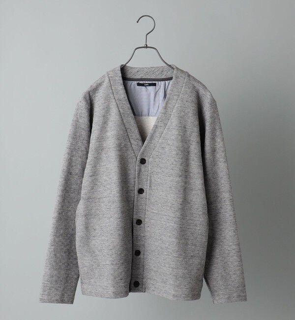 SHIPS「SHIPS: ラッチパイル Vネック カーディガン」|カーディガン|