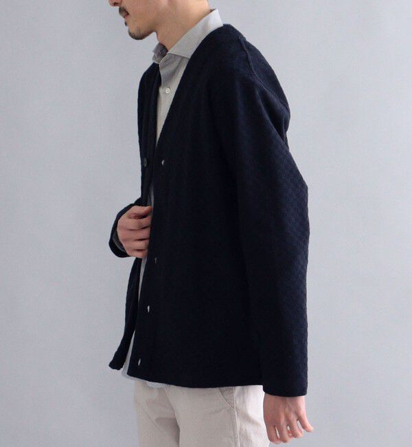 SHIPS「SHIPS: ラッチパイル Vネック カーディガン」|カーディガン|