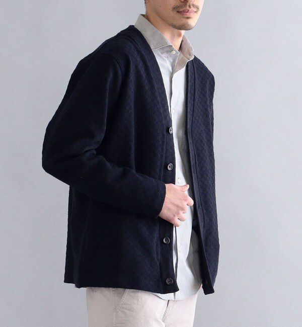 SHIPS「SHIPS: ラッチパイル Vネック カーディガン」|カーディガン|