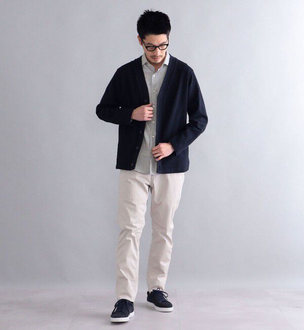 SHIPS「SHIPS: ラッチパイル Vネック カーディガン」|カーディガン|