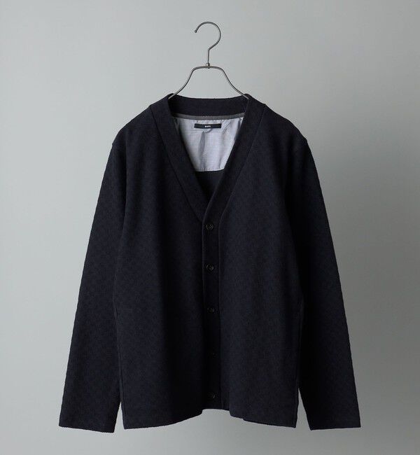 SHIPS「SHIPS: ラッチパイル Vネック カーディガン」|カーディガン|