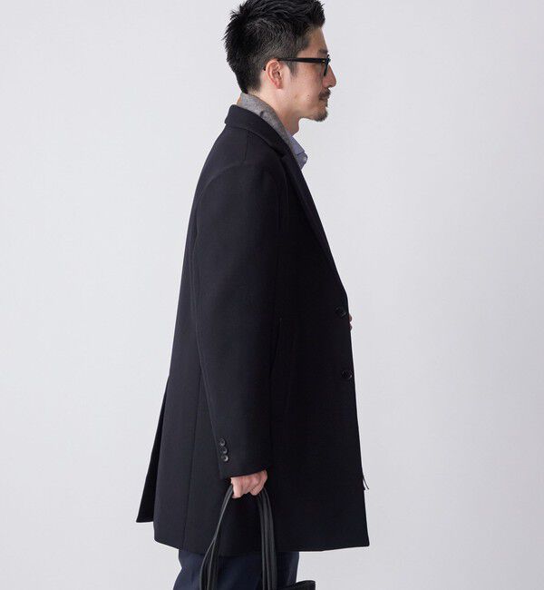 SHIPS「SHIPS: スーパー160'S メリノウール メルトン チェスターコート」|チェスターコート|