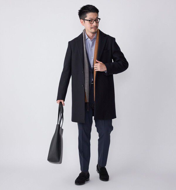 SHIPS「SHIPS: スーパー160'S メリノウール メルトン チェスターコート」|チェスターコート|