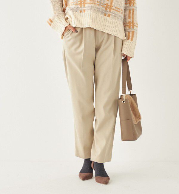 SHIPS Colors 「SHIPS Colors:〈手洗い可能〉イージー テーパード パンツ◇」|その他|ベージュ