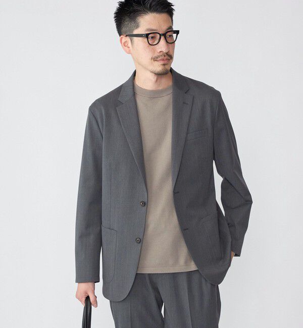 SHIPS「SHIPS: 〈セットアップ対応・手洗い可能〉スーパー140 2ボタン テーラードジャケット」|テーラードジャケット|