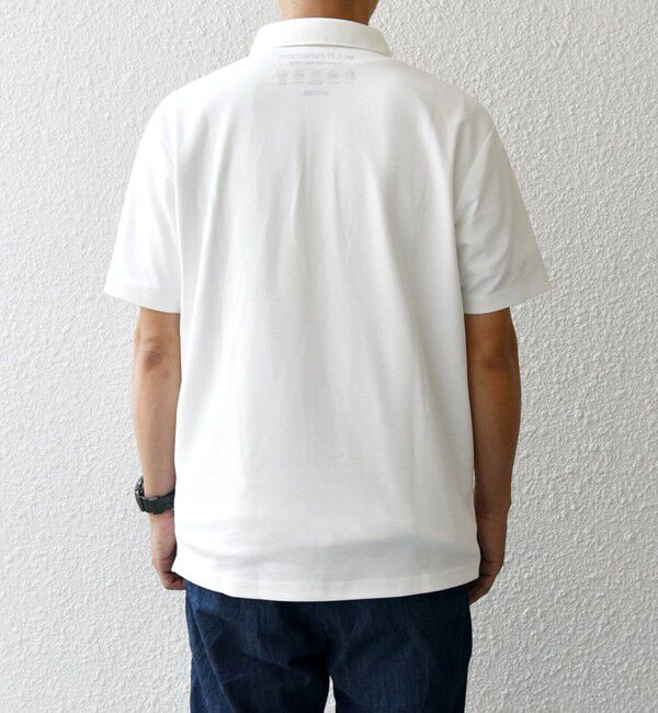 SHIPS any「SHIPS any:〈接触冷感/遮熱/UVカット機能等〉サマーファンクション 鹿の子 ボタンダウンポロシャツ◇」|ポロシャツ|