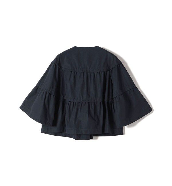 SHIPS for women「【SHIPS別注】Nell:〈手洗い可能〉ティアード ボレロ」|シャツ・ブラウス|
