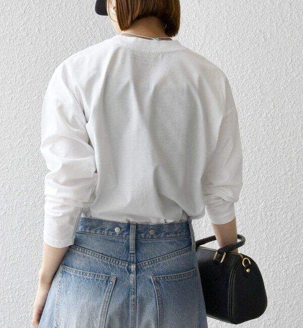 SHIPS any「SHIPS any:〈洗濯機可能〉マルチ ロングスリーブ ワイド TEE」|Tシャツ・カットソー|