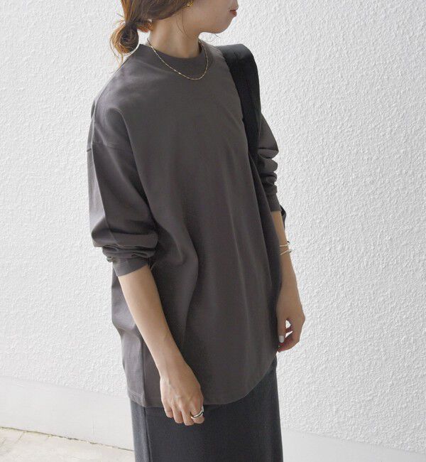 SHIPS any「SHIPS any:〈洗濯機可能〉マルチ ロングスリーブ ワイド TEE」|Tシャツ・カットソー|