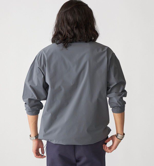 SHIPS「【WEB限定】SHIPS:〈撥水〉SOLOTEX(R) マイクロ SHIPSロゴ プルオーバーシャツ」|Tシャツ・カットソー|