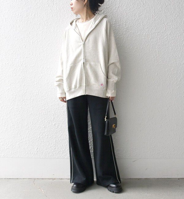 SHIPS any「《一部追加予約》SHIPS any:〈洗濯機可能〉USAコットン 裏起毛 ジップ スウェット パーカー」|パーカー|