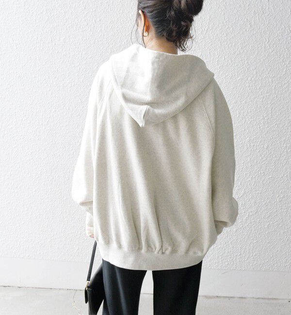 SHIPS any「《一部追加予約》SHIPS any:〈洗濯機可能〉USAコットン 裏起毛 ジップ スウェット パーカー」|パーカー|