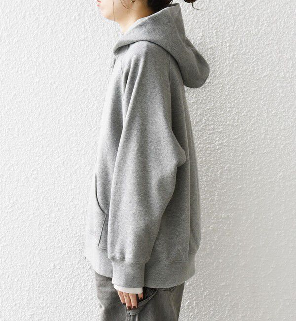 SHIPS any「《一部追加予約》SHIPS any:〈洗濯機可能〉USAコットン 裏起毛 ジップ スウェット パーカー」|パーカー|