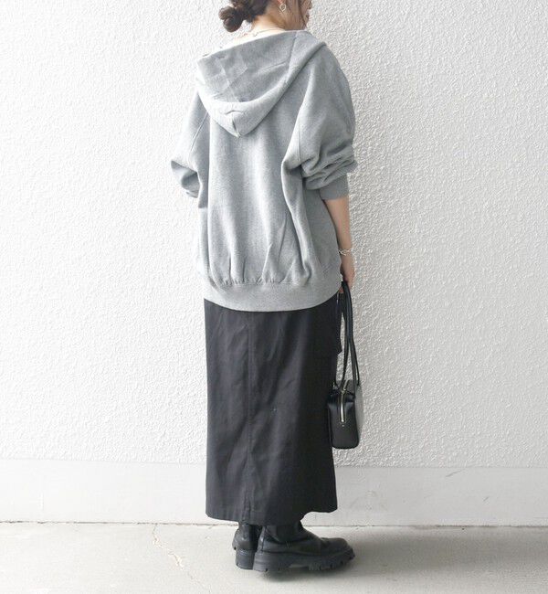 SHIPS any「《一部追加予約》SHIPS any:〈洗濯機可能〉USAコットン 裏起毛 ジップ スウェット パーカー」|パーカー|